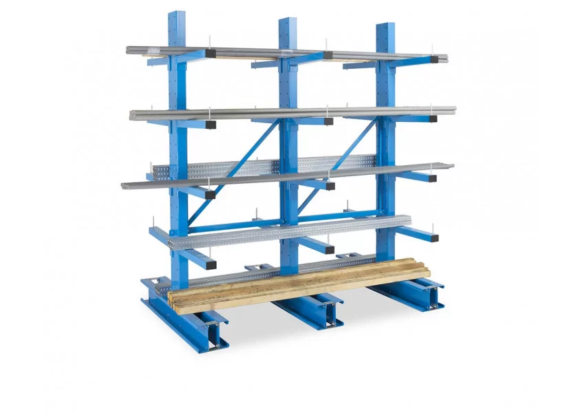 Cantilever semi-lourd double face