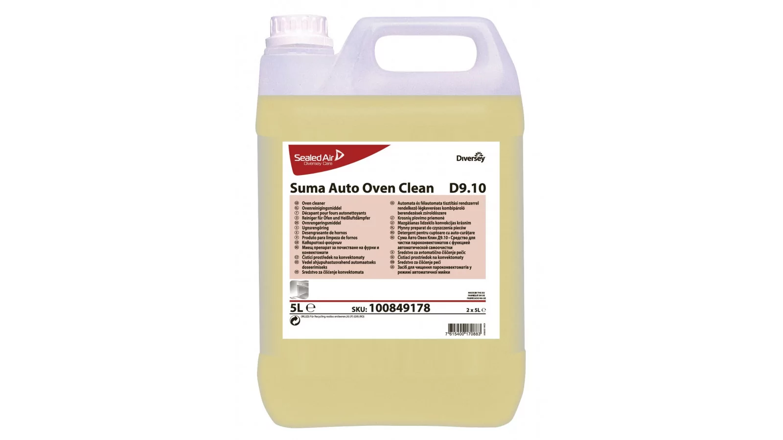 Liquide nettoyant four 5L x2 à 226,88 € HT