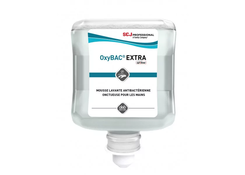 Mousse 1L bactéricide - virucide - levuricide "OXYBAC EXTRA FOAM"