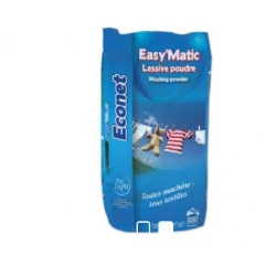 Lessive poudre sans phosphate "ECONET EASY'MATIC" 20KG