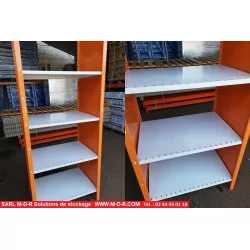 Rayonnage à tablettes ALSER / Lot 81