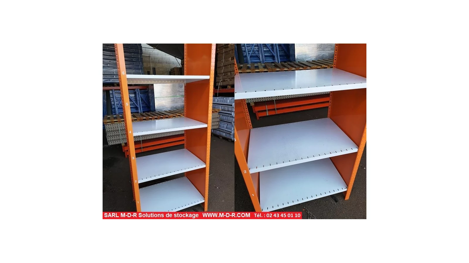 Rayonnage à tablettes ALSER / Lot 81
