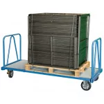 Chariot industriel pour charges lourdes 1600 x 800 mm 1200 kg