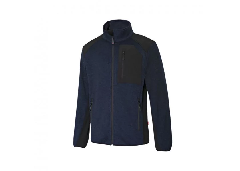 Gilet molletonné Bleu navy 61 - Noir 0