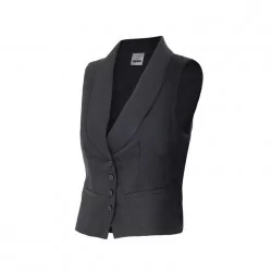 Gilet salle avec col smoking femme