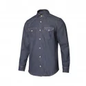 Chemise Denim stretch manches longues homme