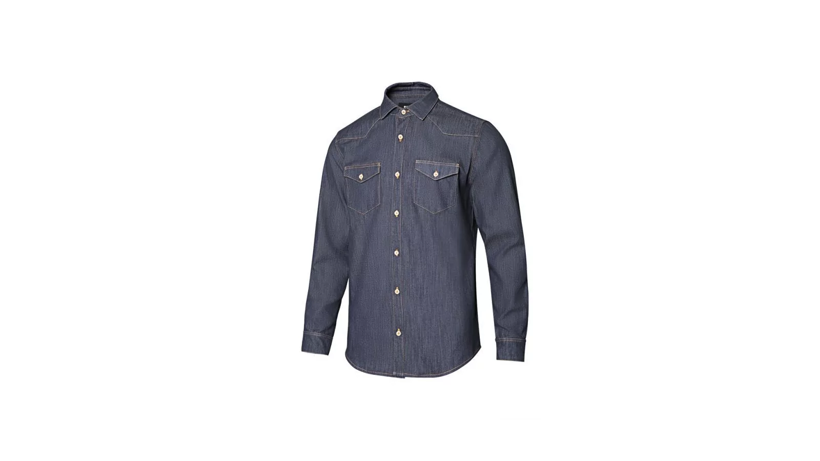 Chemise DENIM stretch manches longues homme