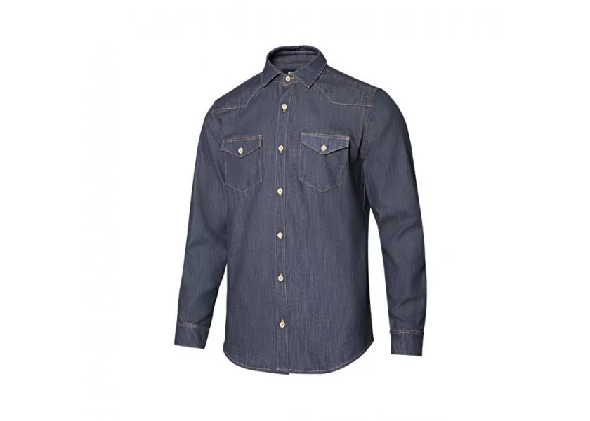 Chemise DENIM stretch manches longues homme