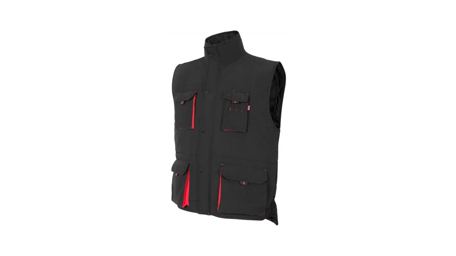 Gilet matelassé bicolore multipoches