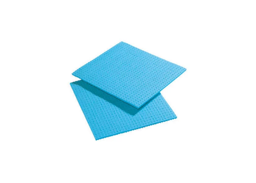 10 carrés vaisselle bleu SPONGYL
