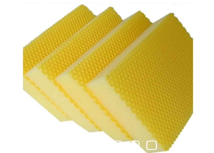 4 éponges jaunes COLOR CLEAN