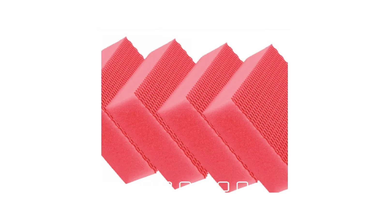 4 éponges rouges COLOR CLEAN 4 éponges rouges COLOR CLEAN