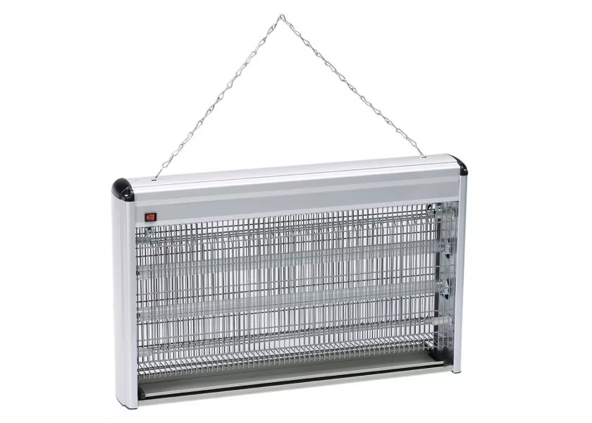 KILEO Destructeur d'insectes à Led grille électrifiée 20W Gris