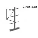 Cantilever double face pour charges mi-lourdes