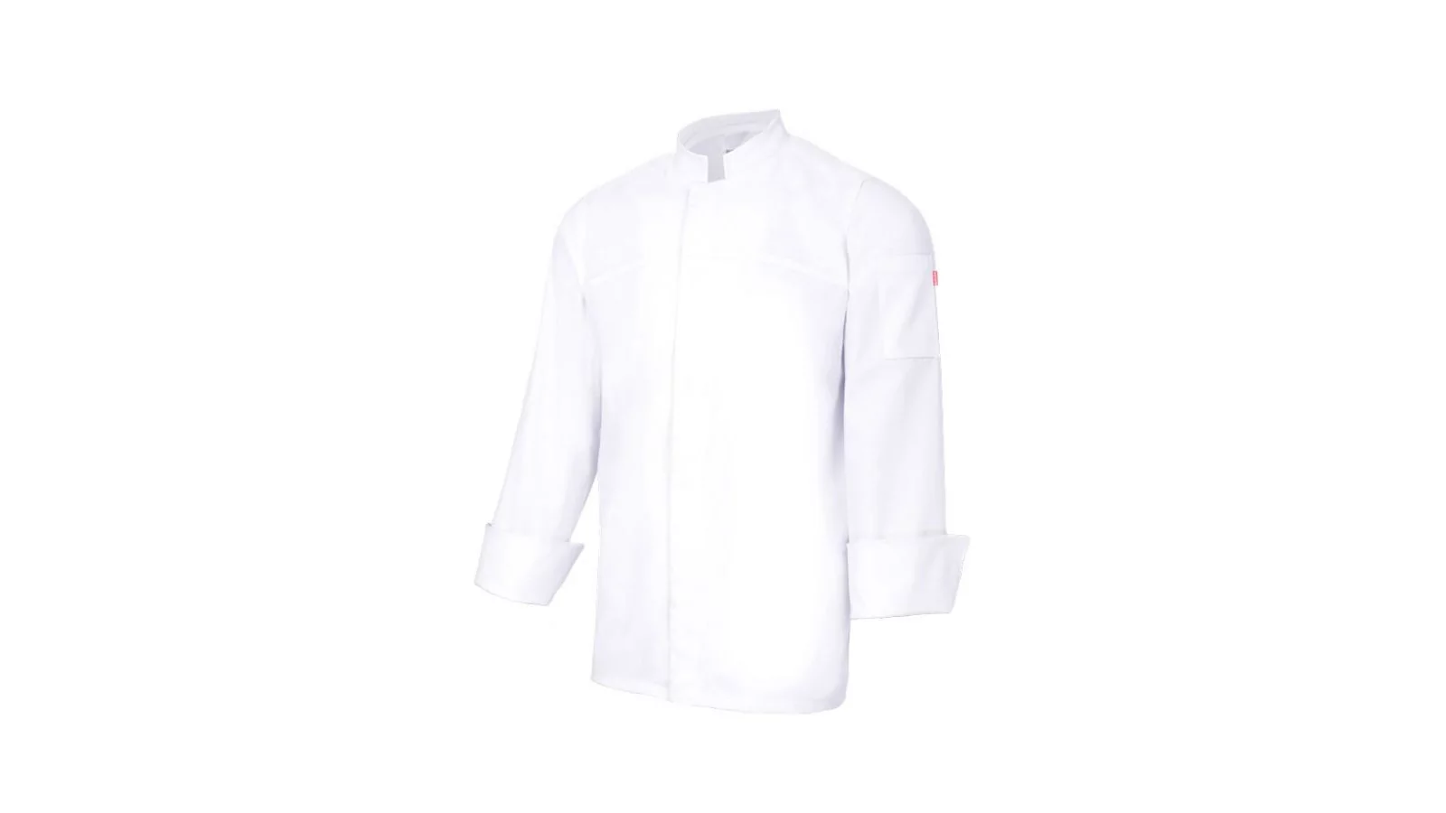 Veste de cuisine à fermeture centrale