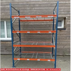 Rayonnage mi lourd d'occasion POLYPAL MINIPAL / Lot 62