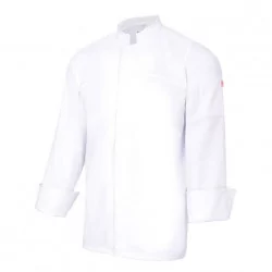 Veste de cuisine à fermeture centrale