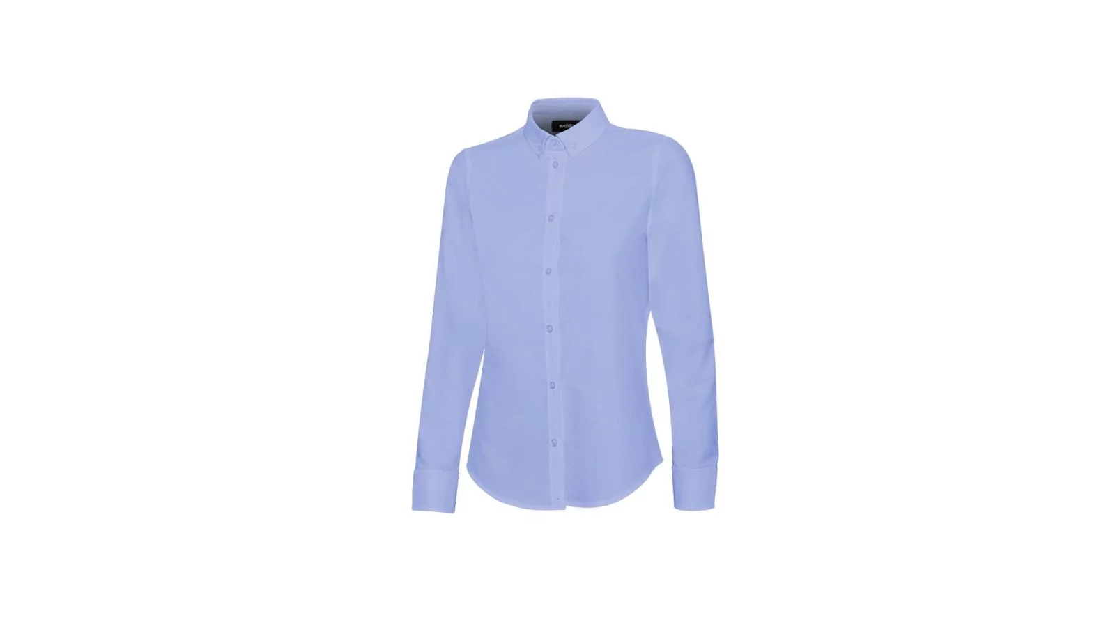 Chemise OXFORD stretch femme - Manches longues bleu ciel