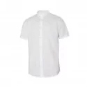 Chemise col mao stretch homme - Manches courtes
