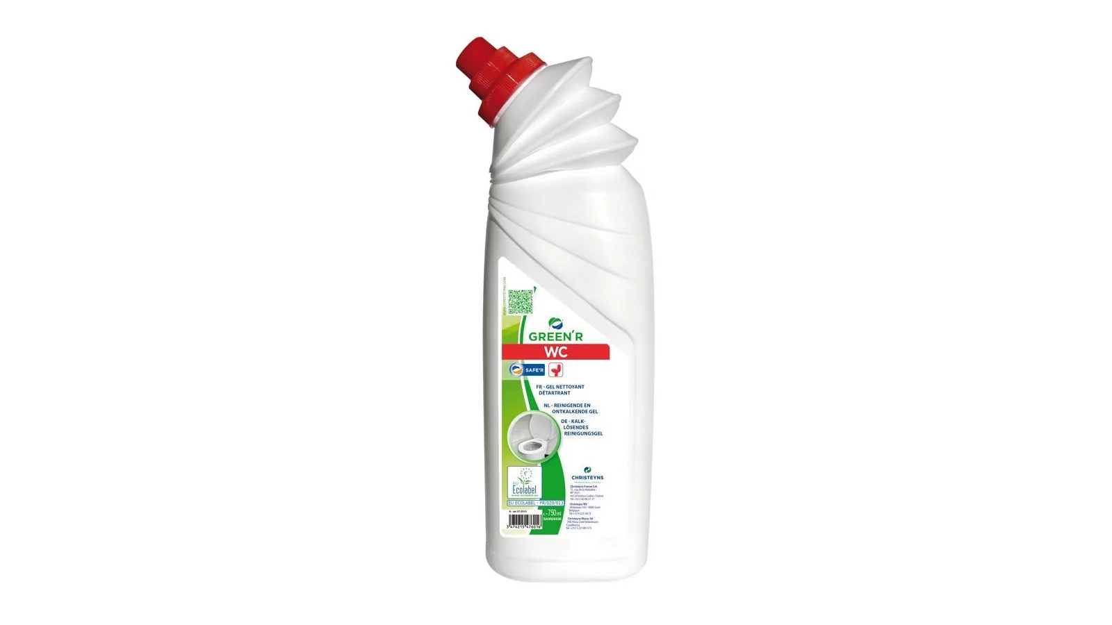 Gel WC nettoyant détartrant GREEN'R