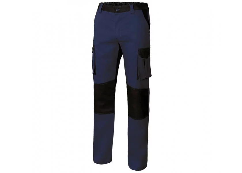 Pantalon bicolore multipoches