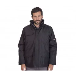 Veste doublée manches amovibles