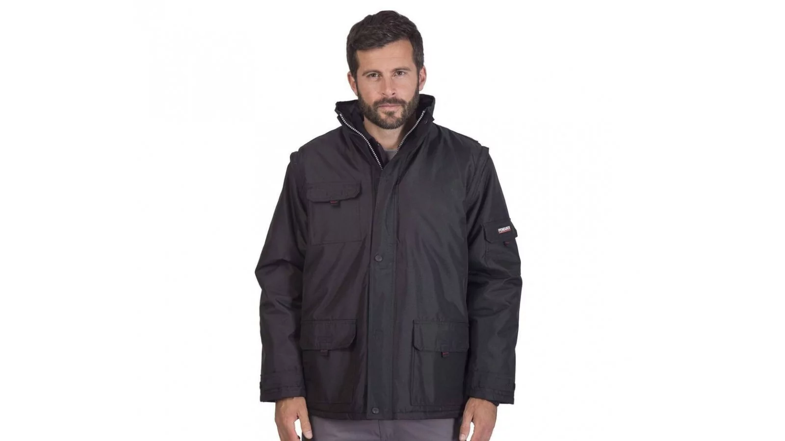 Veste doublée manches amovibles Veste doublée manches amovibles