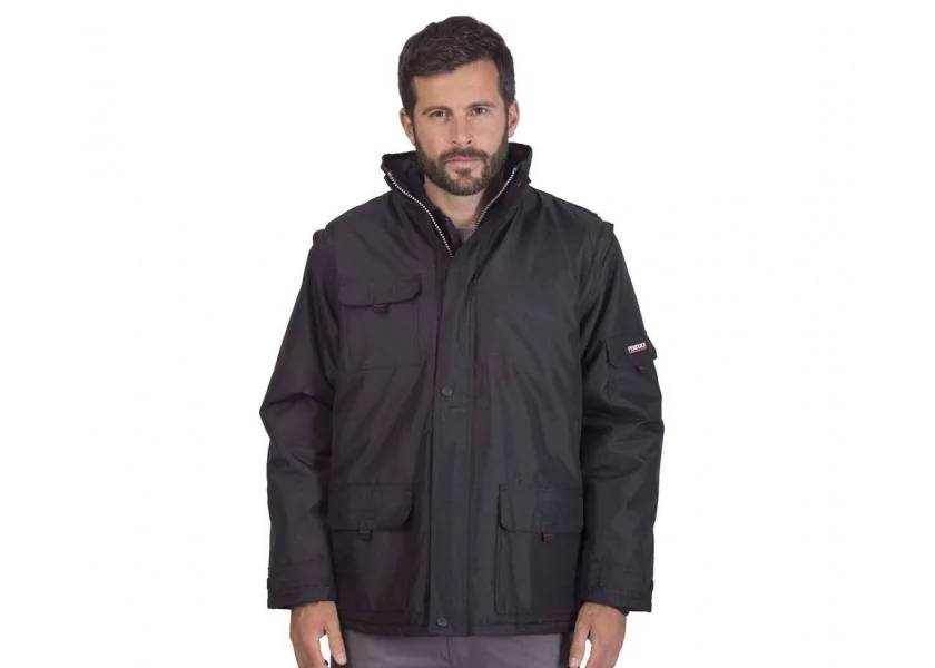 Veste doublée manches amovibles