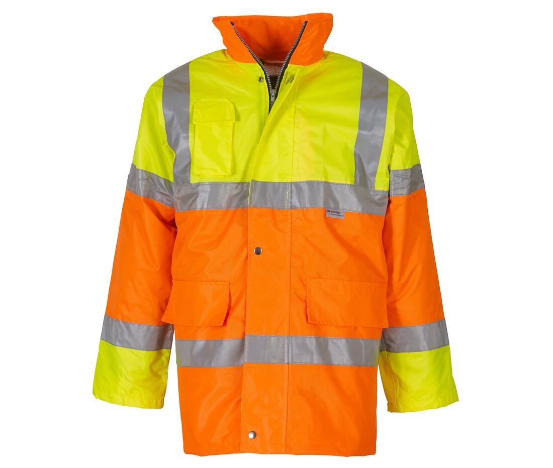 Veste de travail de sécurité jaune et orange pour homme, vêtements de  travail, parka, coulée, hiver - AliExpress