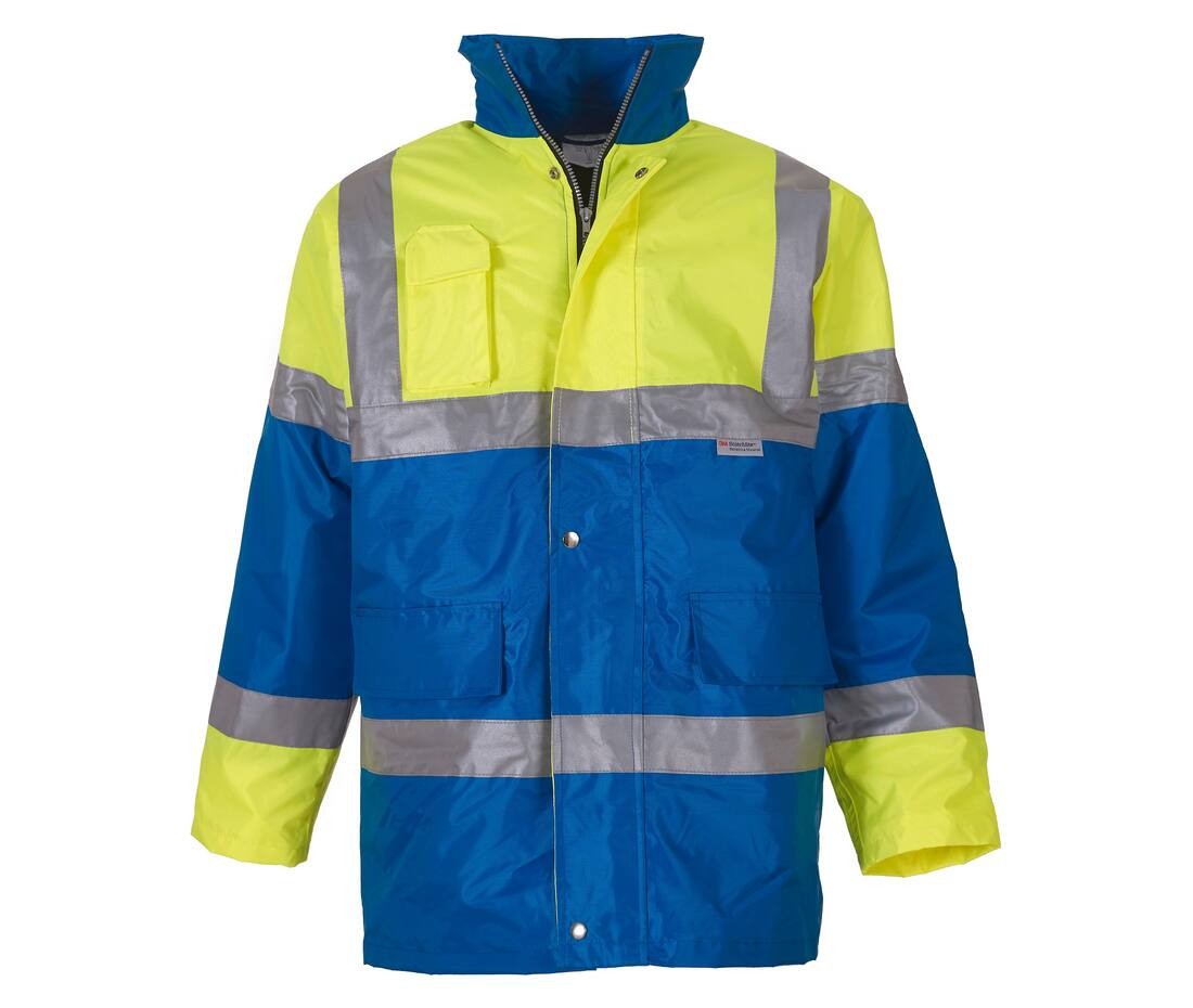 Hi vis on sale jacket blue