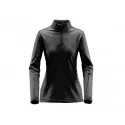 Sweat molletonné thermal Femme - M S BASE THERMAL 1/4 ZIP