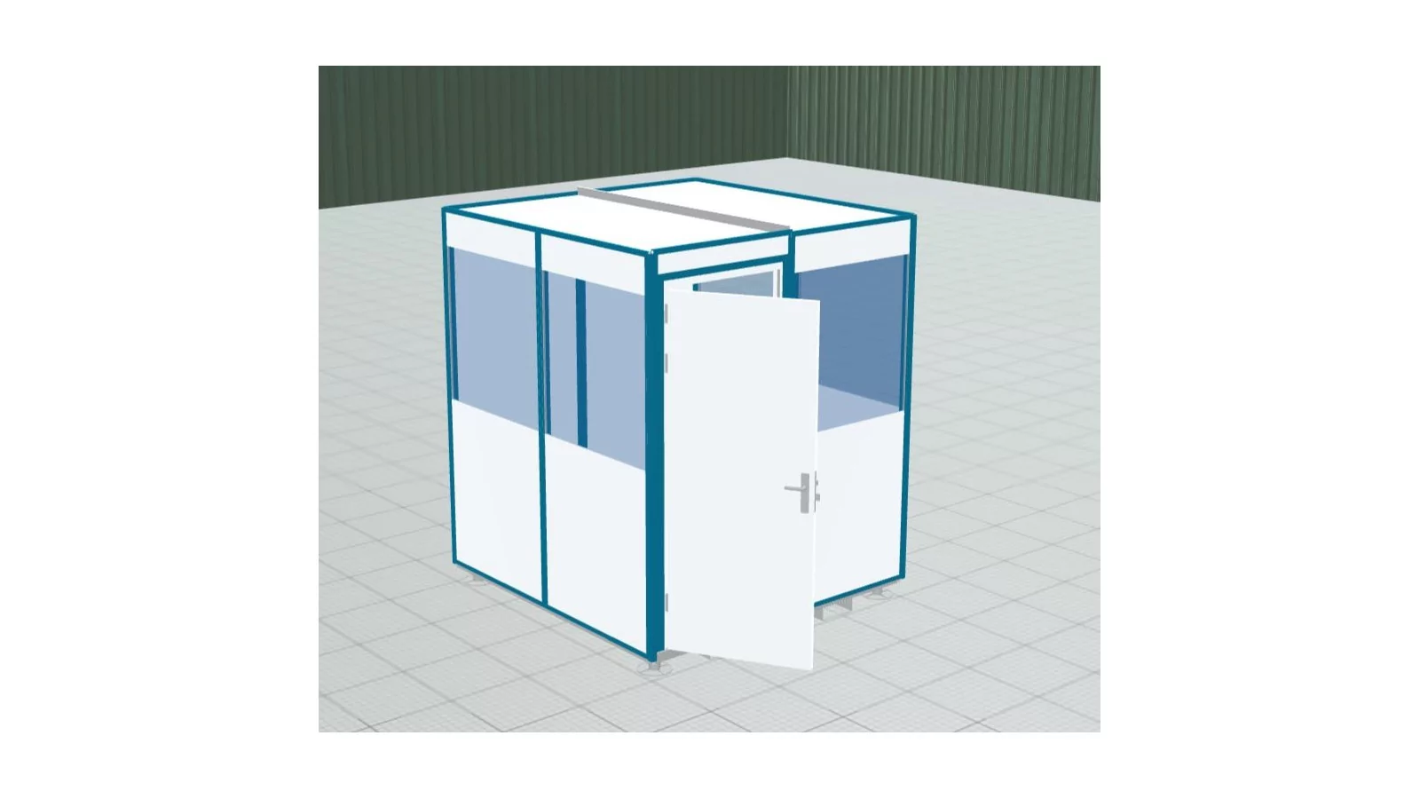 Cabine 2 x 2 palettisable - En kit