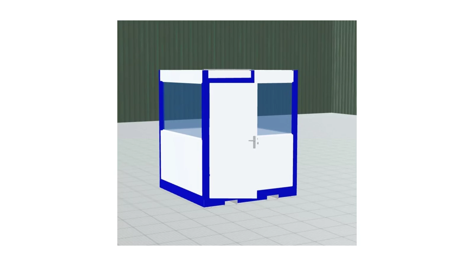 Cabine 2 x 2 palettisable / Modèle ECO