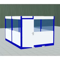 Cabine d'atelier 4 x 2 palettisable - Montée en usine