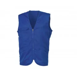 Gilet multi-poches polycoton