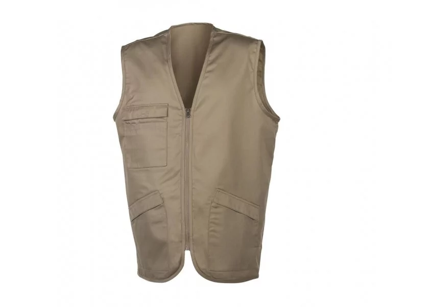 Gilet multi-poches polycoton