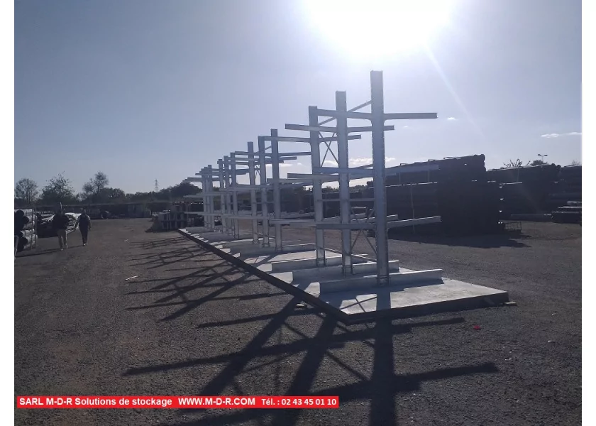 Cantilever pour stockage charge longues - Version double face