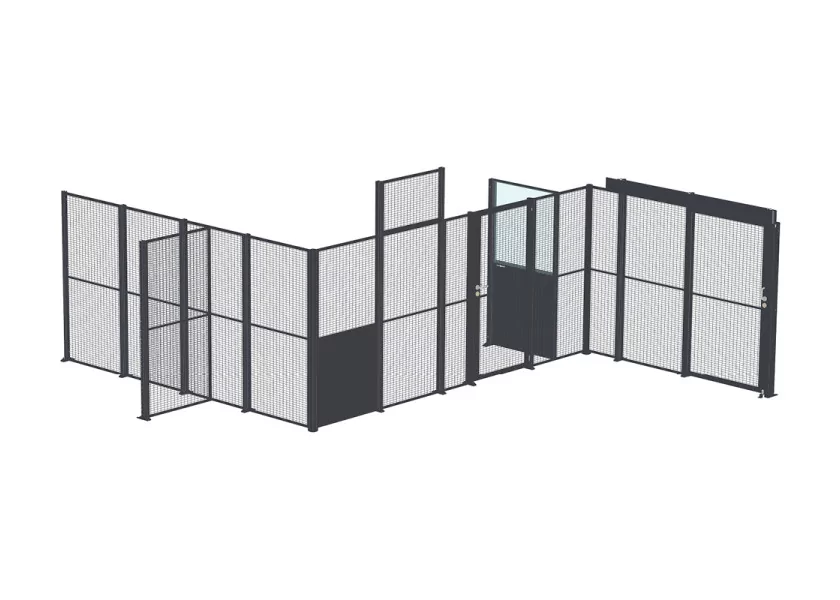 Cloison industrielle Cleverwall schéma