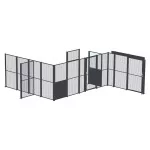 Cloison industrielle Cleverwall schéma