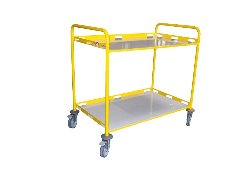 Chariot de services 2 plateaux 1000 x 600 mm 200 kg