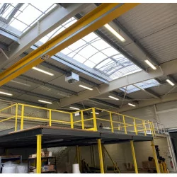 Plateforme métallique de 135 m²