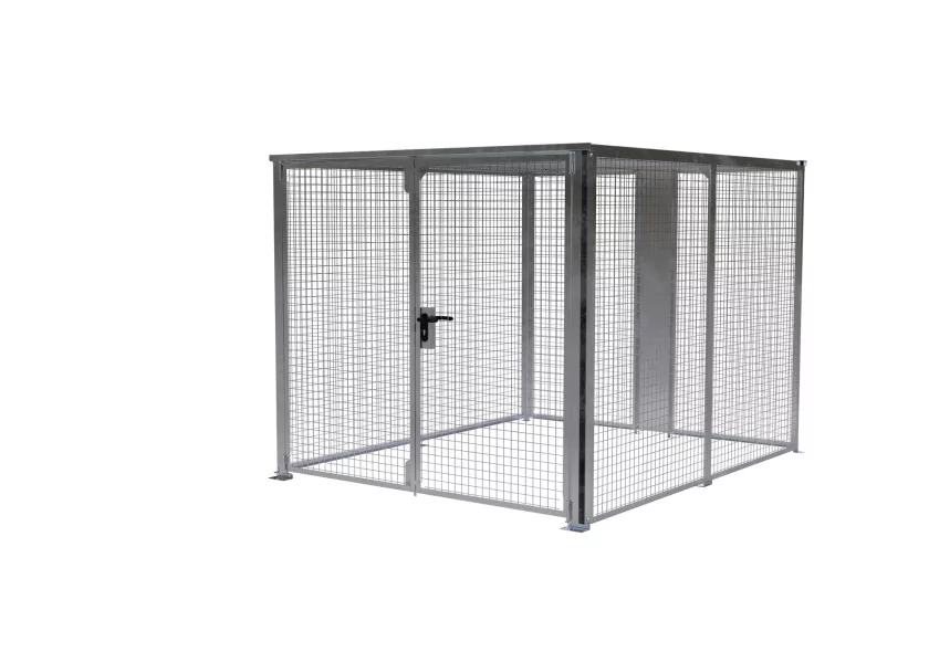 Box de stockage grillagé 2450 x 3010 x 2100 mm