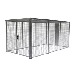 Box de stockage grillagé 2450 x 4460 x 2100 mm