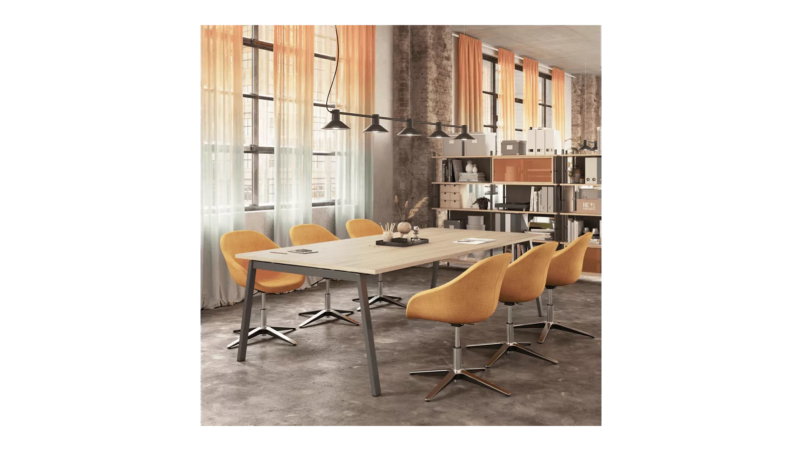 BORN - Gamme de tables avec pieds métalliques BORN - Gamme de tables avec pieds métalliques