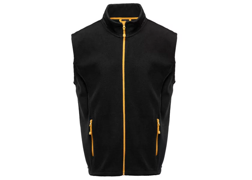 Bodywarmer polaire contrasté - BLACK & MATCH