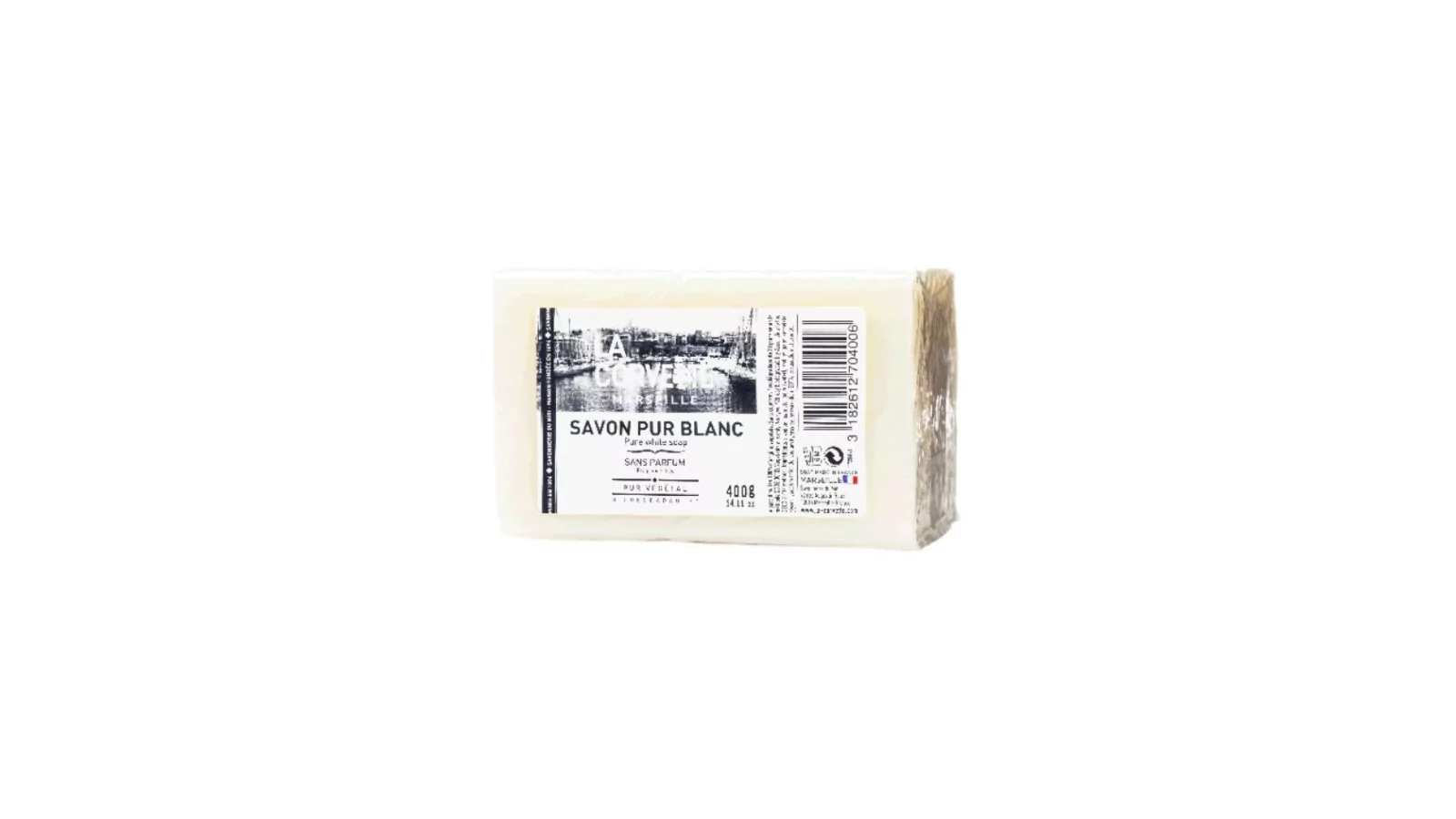 Savon de Marseille glycériné 400 gr - x12 à 35,52 € HT