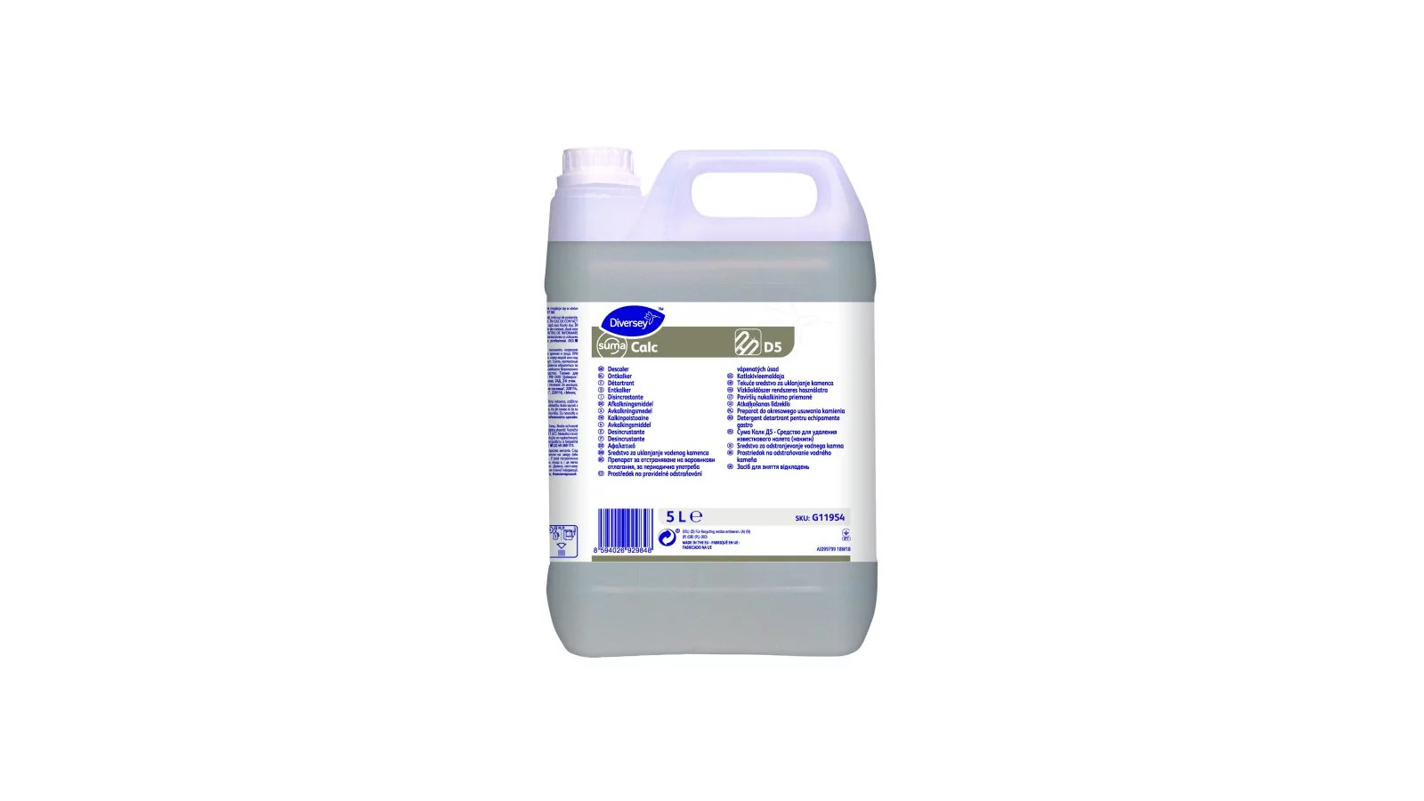 Nettoyant sanitaires détartrant bidon 5L SUMA CALC D5