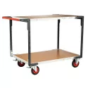 Servante flat-pack plateau bois médium, 400 kg
