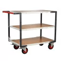 Servante flat-pack plateau bois médium, 400 kg