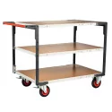 Servante flat-pack plateau bois médium, 400 kg